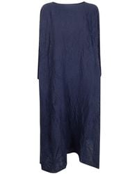 Daniela Gregis - Jurk Met Gekreukte Afwerking - Lyst