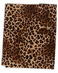 MC2 Saint Barth - Foulard Con Stampa Leopardata - Lyst