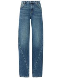 Liu Jo - Jeans With Asymmetrical Seams - Lyst