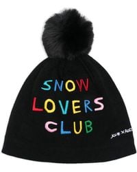 Rossignol - X Jcc Pompom-Detail Embroidered Beanie - Lyst