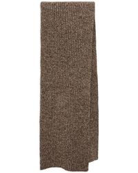 Yves Salomon - Knitted Cashmere Scarf - Lyst