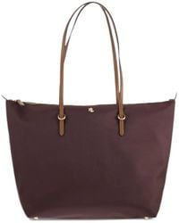 Ralph Lauren - Large Keaton Logo-Plaque Tote Bag - Lyst
