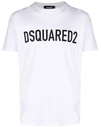 DSquared² - Printed Logo T-shirt - Lyst