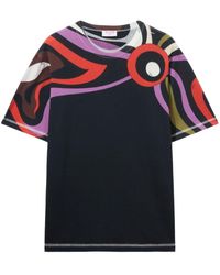 Emilio Pucci - T-shirt superposé à imprimé Marmo - Lyst