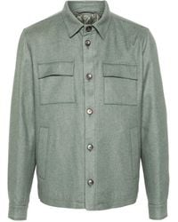 Herno - Button-Up Shirtjack - Lyst