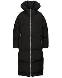 Dolce & Gabbana - Logo-Plaque Padded Coat - Lyst