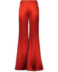 Galvan London - Satin Flared Trousers - Lyst