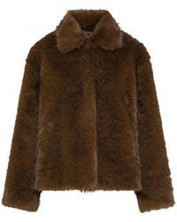 Seventy - Jacke Mit Kragen Aus Faux Fur - Lyst