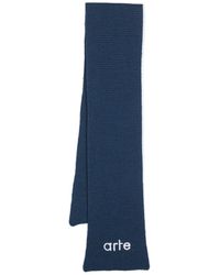 Arte' - Aaron Logo-embroidered Scarf - Lyst