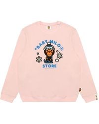 *BABY MILO® STORE BY *A BATHING APE® - Baby Milo Graphic-Print Sweatshirt - Lyst