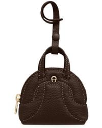 Aigner - Mini Breloque Pour Sac Sellina En Cuir - Lyst