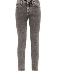 Philipp Plein - Cropped Skinny-Cut Jeans - Lyst