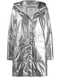 Woolrich Parka métallisée à capuche - Gris