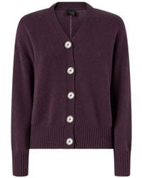 Pinko - Wool And Cashmere Cardigan - Lyst