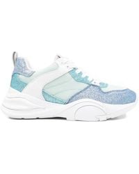 Guess - Zapatillas con paneles de purpurina - Lyst