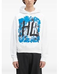 Helmut Lang - Graphic-Print Hoodie - Lyst