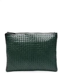 Dragon Diffusion - A4 Woven Leather Clutch Bag - Lyst