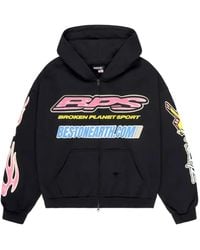 BROKEN PLANET - Fast Boyz Graphic-Print Hoodie - Lyst