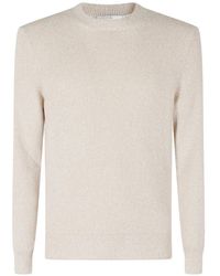 Gran Sasso - Crew-Neck Ribbed-Trim Sweater - Lyst