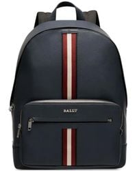 Bally - Leren Rugzak Met Lintdetail - Lyst