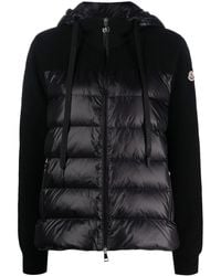 Moncler - Padded Hooded Cardigan - Lyst