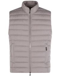 Moorer - Zip Puffer Gilet - Lyst