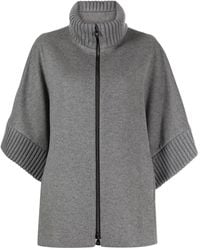 Cinzia Rocca - Wide-Sleeves Virgin Wool Jacket - Lyst