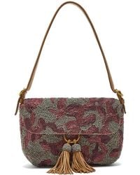 Maliparmi - Beaded Floral Shoulder Bag - Lyst
