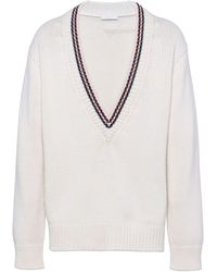 Prada - Cashmere Oversized Sweater - Lyst