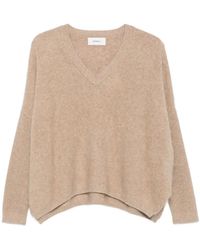 MEIMEIJ - V-Neck Wool Sweater - Lyst