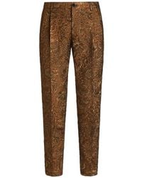 Dolce & Gabbana - Brocade Trousers - Lyst