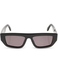 Palm Angels - Logo-Plaque Rectangle-Frame Sunglasses - Lyst