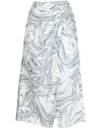 Jonathan Simkhai - Midi-Rok Met Print - Lyst