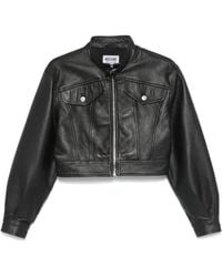 Moschino - レザージャケット - Lyst