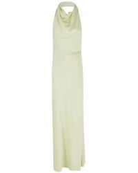 Jonathan Simkhai - Halterneck Cowl-Neck Maxi Dress - Lyst