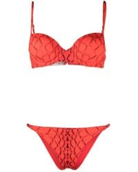 Noire Swimwear - Abstract-Print Bikini Set - Lyst