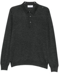 Gran Sasso - Button-Fastening Polo Sweater - Lyst