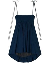 Alanui - College Of Aloha Mini-Jurk Met Vierkante Hals - Lyst