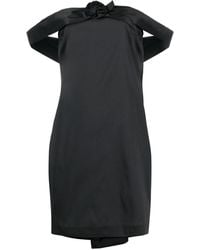 BERNADETTE - Schulterfreies Kleid mit blumigen Applikationen - Lyst