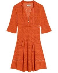Zadig & Voltaire - Memphis Cotton Pointelle Dress - Lyst