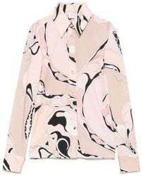 PUCCI - Orchidee Print Button-Down Shirt - Lyst