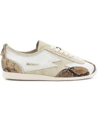 Moa Concept - Ikigai Snake-Effect Panelled Sneakers - Lyst
