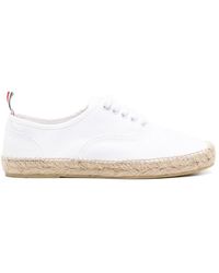 Thom Browne - Jute-sole Lace-up Sneakers - Lyst