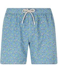 MC2 Saint Barth - Lighting Micro Cocktail-Print Swim Shorts - Lyst