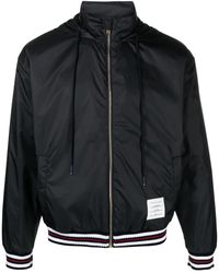 Thom Browne - Leichte Ripstop-Jacke Mit Logo-Patch - Lyst
