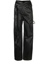 OTTOLINGER - Pantalones rectos con diseño asimétrico - Lyst
