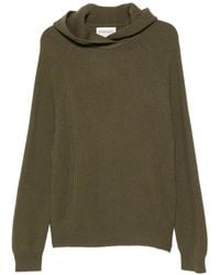 Eric Bompard - Ribbed-Knit Hooded Sweater - Lyst