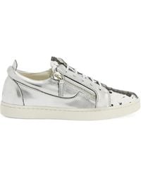 Giuseppe Zanotti - Nicki メタリックレザースニーカー - Lyst