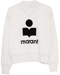 Isabel Marant - Moby Logo-Print Sweatshirt - Lyst
