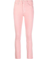 Mother - The Mid Rise Dazzler Cropped-Jeans - Lyst